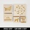 From the Laboratory of Science Scientist Chemistry Square Rubber Stamp for Stamping Crafting